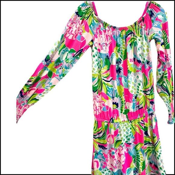 Lilly Pulitzer Lana Skort Romper – Multi “Raise the Bar” Print, XXS | Vibrant & - Picture 7 of 12